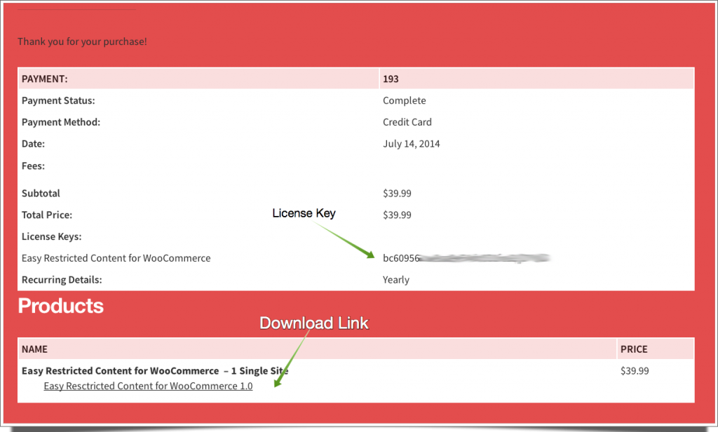 Download Link and License Key